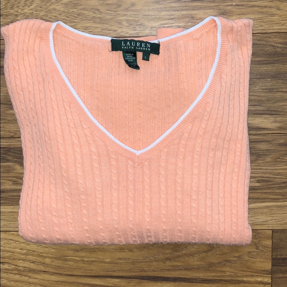 Ralph Lauren salmon sweater